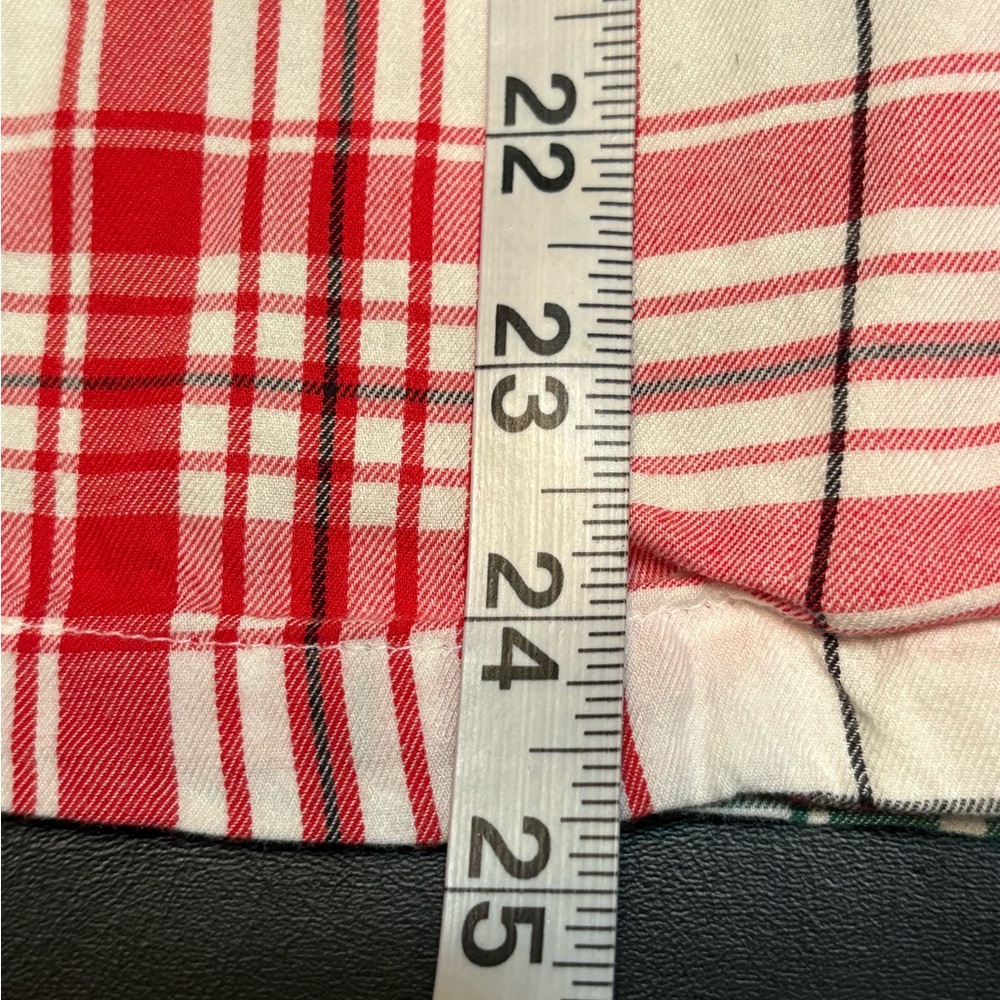 Victoria's Secret Red and Green Plaid Pajama Set size M - Picture 10 of 16
